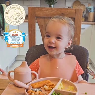 Moonkie Silicone Baby Sippy Cups | 3 Stages Training Cup Straw Cup for Infants Toddlers and Kid | 4 oz 2Pack - Image 4