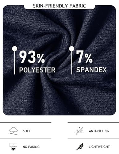 Womens Pajama Sets Long Sleeve Button Down Sleepwear 2 Piece Soft Pjs Nightwear Comfy Pj Set with Pockets Navy Blue S - Image 4