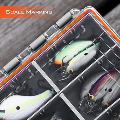 KastKing HyperSeal Waterproof Tackle Box, 3600 and 3700 Tackle Trays, Fishing Tackle Box Organizer with Removable Dividers, Lure Box and Terminal Tackle Storage - Image 4