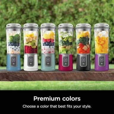 Ninja Blast 16 oz. Personal Portable Blender with Leak Proof Lid and Easy Sip Spout, Perfect for Smoothies, Cordless, USB-C Rechargeable, Dishwasher Safe Parts (Renewed) (Black) - Image 11