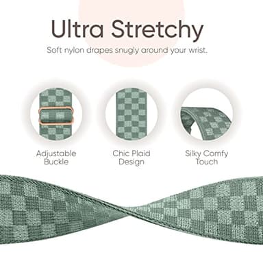 Stretchy Nylon Solo Loop Bands Compatible with Apple Watch Band 38mm 40mm 41mm 42mm 44mm 45mm 46mm 49mm, Sport Elastic Wristbands Women Men Straps for iWatch Series 11 10 9 8 7 6 5 4 3 Ultra/SE 3 2 1 - Image 2