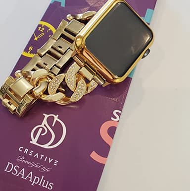 DSAAplus Compatible With Apple Watch Band 38mm 40mm 41mm 42mm 44mm 45mm 49mm,Metal Alloy Stainless Steel Links Chain Style Replacement iWatch Series 9 Ultra 8 7 6 5 4 3 2 1 SE2 SE Strap Wristband~ - Image 3