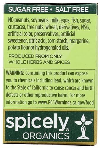 Spicely Organic Mustard Seeds Brown Whole 0.60 Ounce ecoBox Certified Gluten Free - Image 2
