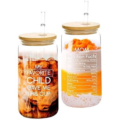 Birthday Gifts for Mom From Daughter Son Kids - 16OZ Iced Coffee Cup for Mom Gifts From Daughters - Mom Birthday Gifts From Daughter, - New Mom Gifts For Women After Birth - Mom gift for Mothers Day - Image 9