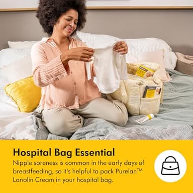 Medela Purelan Lanolin Nipple Cream, Fast Relief for Sore Nipples & Dry Skin During Breastfeeding, Safe for Breastfeeding Baby, Natural, Hypoallergenic, Fragrance-Free, 37g - Image 8