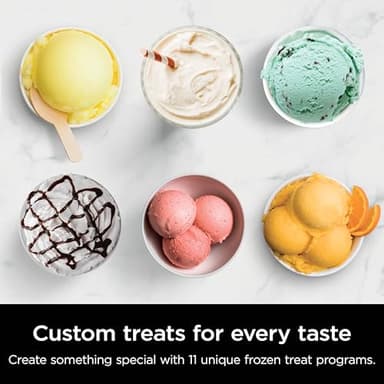 Ninja CREAMi Deluxe Ice Cream & Frozen Treat Maker, Includes (4) Family-Sized 24 oz. Tubs, for Ice Cream, Sorbet, Milkshakes, Frozen Yogurt, & More, 11-in-1, XL Capacity, Silver - Image 10