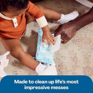 Hello Bello Extra Gentle Unscented Baby Wipes, Plant Based, Made with 99% Water and Aloe for Babies and Kids, 720 Count - Image 8