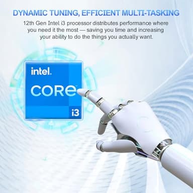 HP 15.6" Touchscreen Laptop Computer, Intel i3-1215U(Up to 4.4GHz), Intel UHD Graphics, 32 GB RAM, 1 TB SSD, Long Battery Life, Wi-Fi 6E, Copilot, Windows 11 Pro & Office Pro Lifetime License - Image 3