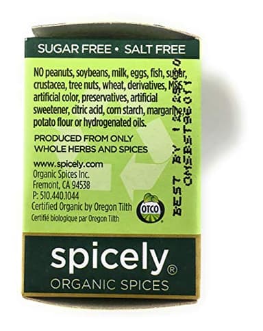 Spicely Organic Mustard Seeds Brown Whole 0.60 Ounce ecoBox Certified Gluten Free - Image 3