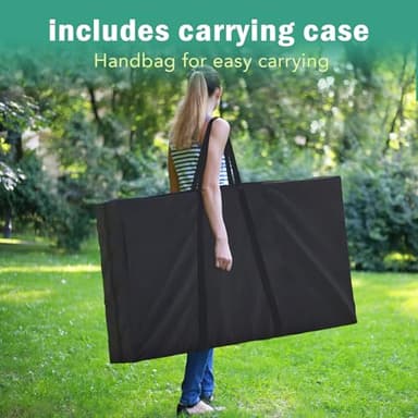 Solid Wood Cornhole Board Set, 4 ft x 2 ft Regulation Size Corn Hole Game Set for Adults with Set of 8 Corn Hole Toss Bags and Carrying Case - Image 5