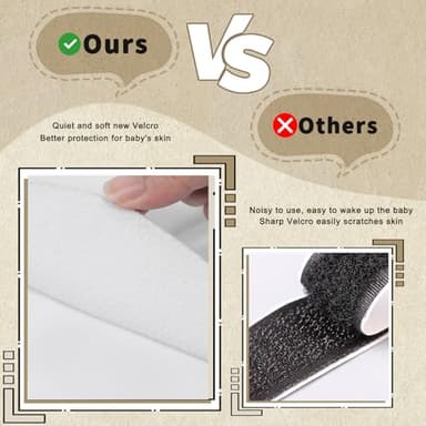 GUNTAIL Newborn Sleep Sack Baby Swaddle,3-Way Adjustable Wearable Blanket,100% Rayon Cotton Swaddling sleeping bag. (Dinosaur&Hexagon, 0-3 Months) - Image 6