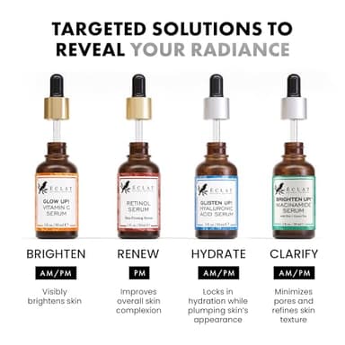 Eclat Skincare Renewing Retinol Serum for Face - Anti Aging Serum with Hyaluronic Acid & Aloe Vera – Hydrates and Improves the Signs of Aging (Fine Lines, Wrinkles & Dark Spots) 1 Fl Oz - Image 6