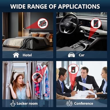 Mgmcm GPS Tracker Detector, Portable Camera Detectors for Car Indoor Home Hotel Travel Office, 5 Levels Sensitivity - Image 7
