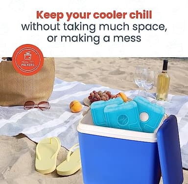 Healthy Packers Ice Packs for Lunch Bags - Original Cool Pack | Slim & Long-Lasting Reusable Ice Pack for Lunch Box, Lunch Bag and Cooler | Freezer Packs for Coolers (3 Pack) - Image 7