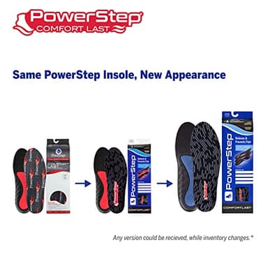 PowerStep Comfort Last Insoles, Cushioning Gel Insoles for Standing All Day, Supports Metatarsal Pain, Foot Arch, Heel Pain, All Day Comfort, Made in The USA (Men's 11-12.5) - Image 5