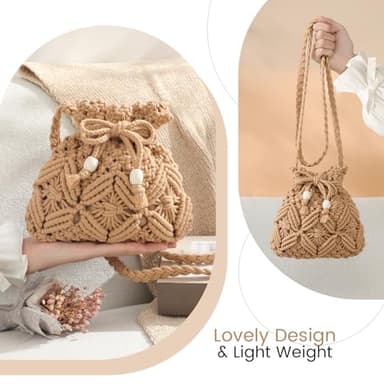 Avisky Summer Purse - Woven Crossbody Bags Boho Crossbody Purses for Women Crochet Handbags Shoulder Bag Handbags 2025 - Image 2