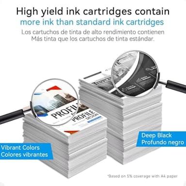 64XL Ink Cartridge Combo Pack Compatible for HP Ink 64 Black Color Compatible for Envy Photo 7855 7858 7155 6255 6200 Envy Inspire 7900e 7955e 7255e 7950e Printer - Image 4