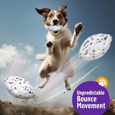 Kimee Dog Balls Upgraded Dog Tennis Balls for Aggressive Chewers, 5.3'' Indestructible Tennis Ball, More Bite-Proof Chew Toys, Long-Lasting Teething Ball for Puppies Small Medium Large Dogs - Image 3