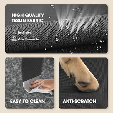 Elevated Dog Bed, Raised Outdoor Dog Bed for Large Sized Dog, Portable Cooling Pet Cot with Breathable & Washable Mesh, Indoor & Outdoor Pet Hammock with Skid-Resistant Feet - Image 7