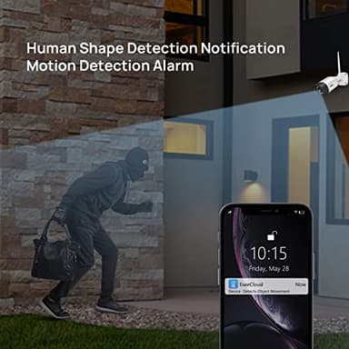 Hiseeu 5MP WiFi Security Camera System Outdoor,12Pcs 16CH NVR Camera Surveillance System,Color Night Vision, Spotlight& Siren Alarm,2-Way Audio,3TB HDD for 24/7 Recordings - Image 5