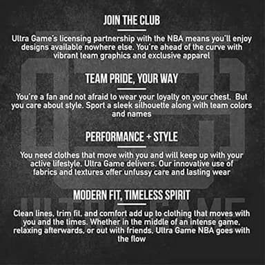 Ultra Game NBA Official Men’s Upright Logo Short Sleeve T- Shirt - Unisex, Houston Rockets, Heather Charcoal, Medium - Image 6