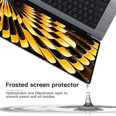 2 Pack Compatible with MacBook Air 15 Inch Screen Protector (M2, M3, M4), Matte Anti Glare Film Anti Scratch for Mac Air 15.3'' (2023-2025) - Image 4