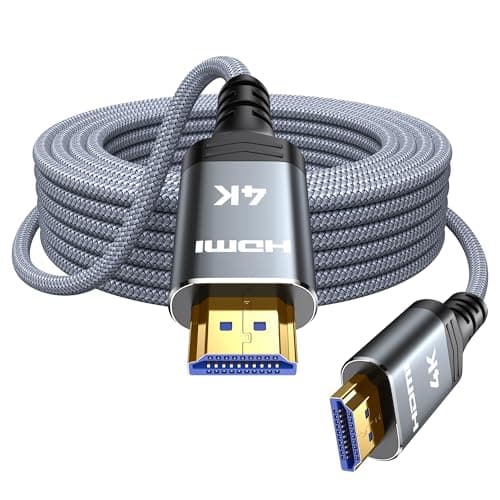 Highwings 4K Fiber Optic HDMI Cable 150FT Long - Unidirectional 4K HDR Braided HDMI Cord, 18Gbps High Speed with Ethernet/ARC, 3D, HDCP 2.2, ARC, Compatible for PS-5/4/3/4K HDTV/Streaming Media - Image 1