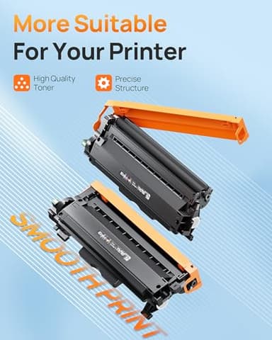 E-Z Ink Compatible TN760 Toner Cartridge Replacement for Brother TN760 TN 760 TN730 Compatible with DCP-L2550DW HL-L2350DW HLL2395DW HLL2390DW HL-L2370DW MFC-L2710DW MFC-L2750DW MFC-L2730DW (3 Black) - Image 4