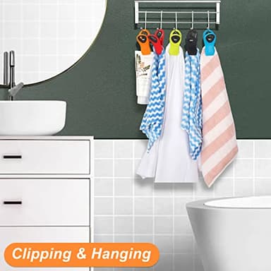 Jetmore 12 Pack Chip Clips Bag Clips, Magnetic Bag Clip for Food Storage Heavy Duty, Plastic Food Clip for Chips, Snack, Kitchen, Refrigerator, Garden, Sewing, Fabric, Clothes Pins - Image 4