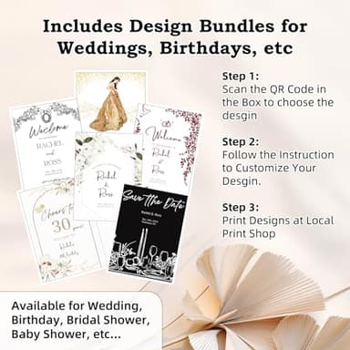 Wedding Sign Holder, Adjustable Welcome to Our Wedding Sign Stand W/Design Bundle & Leather Sign Hanging Straps, Heavy Duty Easel Stand for Sign, Wedding Seating Chart Stand, Easel for Display - Image 4