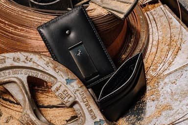 House of Jack Co. Slim Daddy Slim Money Clip Wallet for Men, Minimalistic Front Pocket Card Holder, Full Grain Cowhide Leather Wallet, Black - Image 7