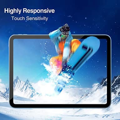 ProCase 2 Pack Screen Protector for iPad A16 2025 11th/10th 2022 Generation (11-inch/10.9), Tempered Glass Film Guard -Clear - Image 6