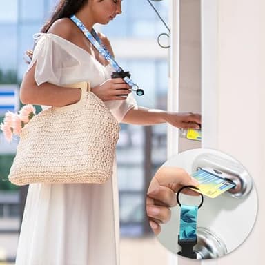 MNGARISTA Retractable Cruise Lanyard for Ship Cards, Waterproof Lanyards for Cruise Ship Cards with ID Holder, 2 Pack, Seaweed - Image 5