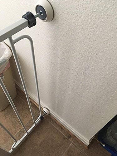 Vmaisi Baby Gate Wall Protector - Protect Walls from Pressure Mounted Pet Dog Gates, 4 Pack White - Image 9