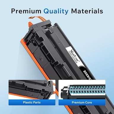 Valuetoner 202X Compatible for HP 202X Toner Cartridges 202A CF500X CF500A use with Laserjet Pro MFP M281fdw M254dw M281cdw M281fdn M281dw M280nw M254 M281 Series (Black Cyan Yellow Magenta, 4-Pack) - Image 5
