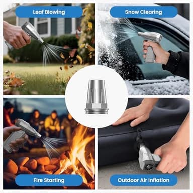 180K RPM Super Power Electric Air Duster - Rechargeable Cordless Blower, 3-Gear Adjustable Cleaner for Keyboard, Car, Home & Outdoor - Canned Air Alternative - Image 5