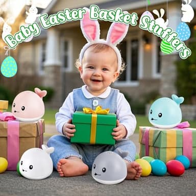 ANGGIKO Baby Bath Toys, Toddler Bath Toys for Kids Ages 1-3, Light Up Whale Bath Toy Sprinkler, Pool Water Table Infant Baby Toys 6-12-18 Months, Bathtub Fountain Toy, Toddler 1st Birthday 1 2 3 Gifts - Image 9