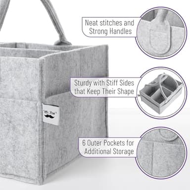 Mr. Pen- Baby Diaper Caddy Organizer, Car Caddy, Portable Organizer for Changing Table, Nursery - Image 3