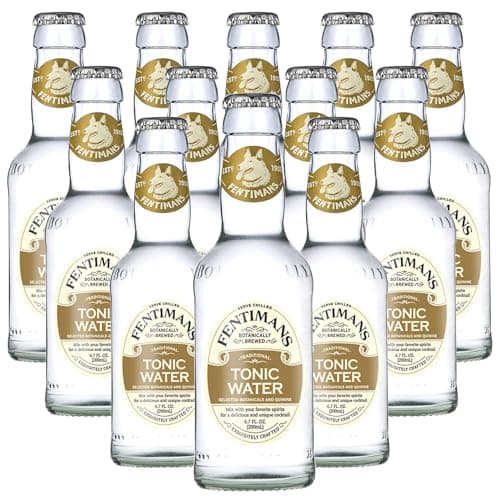Fentimans Botanically Brewed Natural Tonic Water, 6.7 fl oz Bottles – Premium Mixer for Cocktails & Refreshing Drinks - Image 1