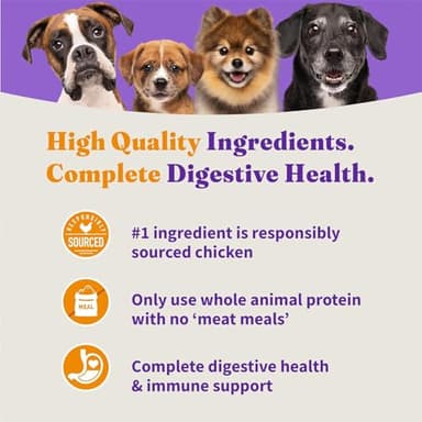 Halo Holistic Small Breed Dog Food, Cage Free Chicken & Brown Rice Recipe, Healthy Grains Dry Dog Food, Complete Digestive Health, 3.5 lb Bag - Image 7