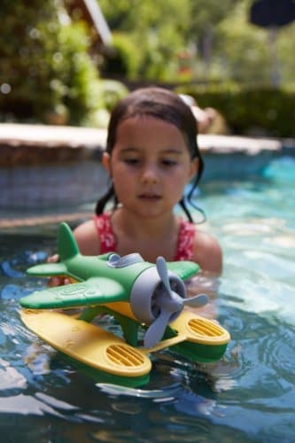 Green Toys Seaplane in Green Color - BPA Free, Phthalate Free Floatplane for Improving Pincers Grip. Toys and Games ,9 x 9.5 x 6 inches - Image 6