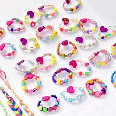 Friendship Bracelet Making Kit toys ,ages for 8 9 10 11 12 Year Old Girls, Kids Travel Activity Set,diy kit,Arts and Crafts Bracelets String Maker Kit ,Great Christmas Birthday Gifts (lt blue-blue) - Image 6