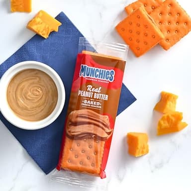 Munchies Sandwich Crackers, Assorted Peanut Butter Variety Pack (Pack of 4, 32 count) - Image 6