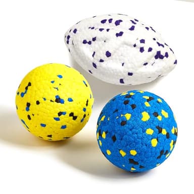 Kimee Dog Balls Upgraded Dog Tennis Balls for Aggressive Chewers, 5.3'' Indestructible Tennis Ball, More Bite-Proof Chew Toys, Long-Lasting Teething Ball for Puppies Small Medium Large Dogs - Image 9