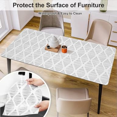 Drawer and Shelf Liner for Kitchen Cabinet,Non-Adhesive Cabinet Liner 12in x 20FT,Waterproof Shelf Paper Non-Slip Mats Cupboard Liners Contact Protect Dresser/Shelves/Table-Square Stripes - Image 6