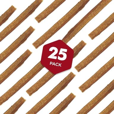 Best Bully Sticks 6 Inch Bully Sticks - 25 Count (Pack of 1) - All-Natural, Easily Digestible, 100% Grass-Fed, Grain and Rawhide Free - Image 4