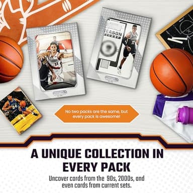 Assorted Basketball Cards 100-Count (1980s to The Present) Plus 2 Memorabilia Cards - Verified Basketball Card Packs from Licensed Manufacturers and Brands – No Two Packs are The Same - Image 3