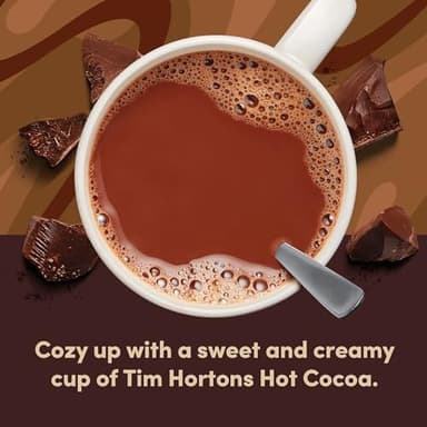 Tim Hortons Hot Cocoa Mix Packets, Smooth & Creamy, 40 Count - Image 5