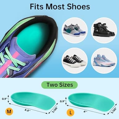 Dr.Tucker+ Heel Cups for Heel Pain Relief, Foot Orthotic Inserts for Foot Pressure Relief, Plantar Fasciitis Relief and Heel Spur Relief - Image 6