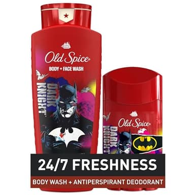 Old Spice Body Wash for Men, Batman: Dark Night, 3X Defense, 24/7 Shower Fresh with Lasting Scent, Cleansing 2-in-1 Body & Face Wash, Smell Like a Hero, Black Cherry and Nightfall Scent, 24 oz - Image 8